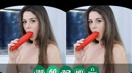 Hot Babe Tests a New Sex Toy