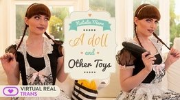 A doll and other toys