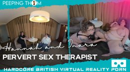 Inara and Hannah Pervert Sex Therapist - Big Tit Lesbian BBW Amateur