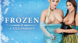 VRCosplayX Hadley And Davina Fuck With You In Frozen XXX