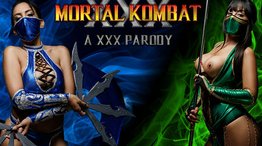 Mortal Kombat XXX Parody Jade and Kitana Edenian Threesome VR